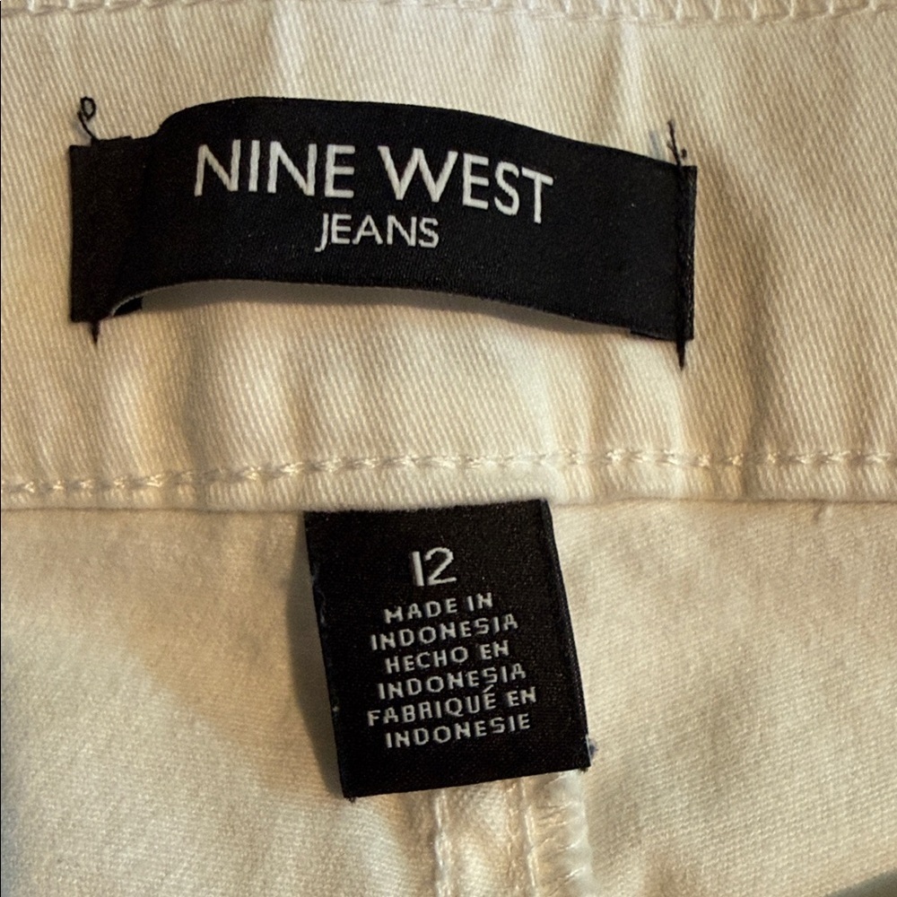 Nine West White Skinny Pants - Picture 3 of 4